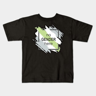 No Gender Here Kids T-Shirt